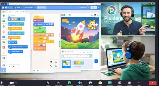 teach scratch coding  game development to kids aged 6 to 15