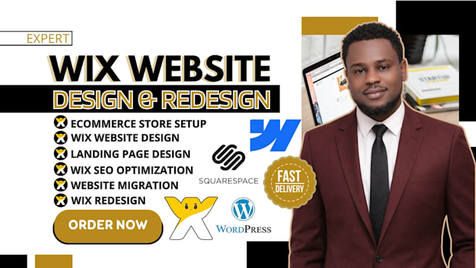 design redesign wix studio website, fix wix bugs, ecommerce setup, wix seo store