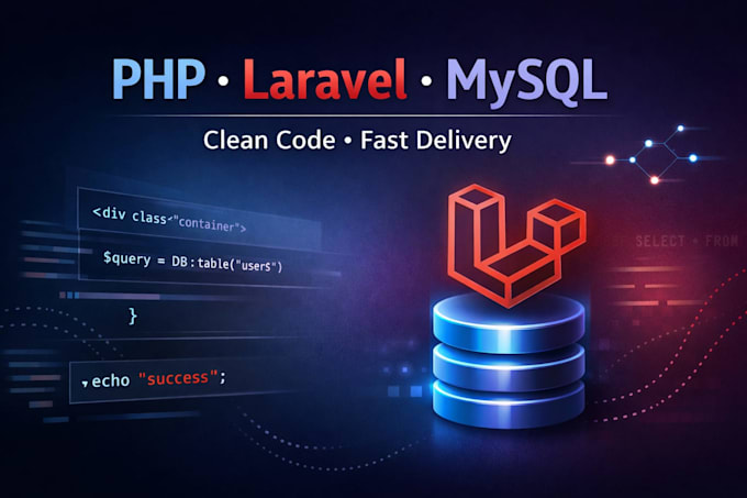 develop or fix laravel rest apis and integrations