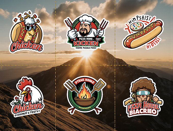 design a professional BBQ, grill, and restaurant logo