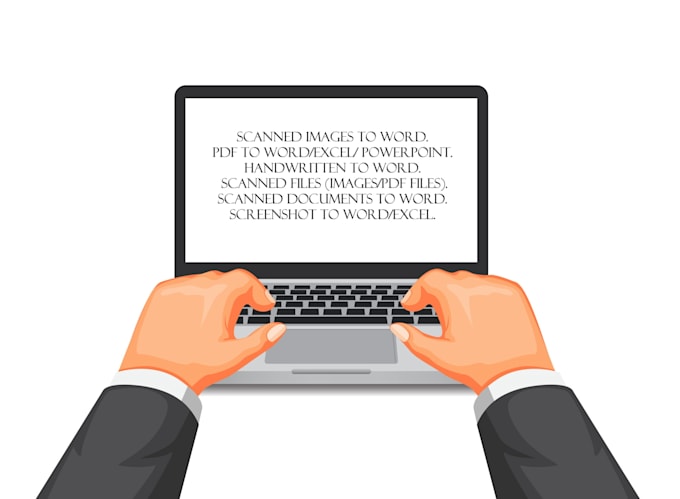 retype PDF, images, screenshots, non editable file in ms word