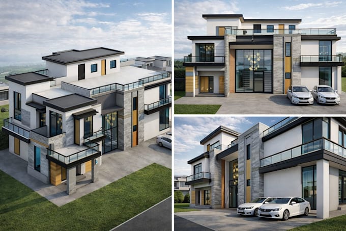 do 3d modeling and architectural drawings on revit