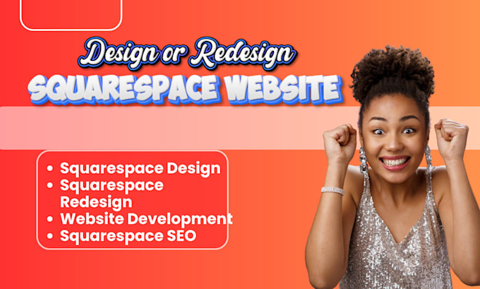 build squarespace website design or redesign squarespace website for businesses