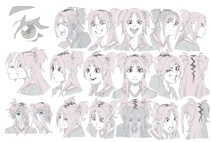 design your character with a character sheet