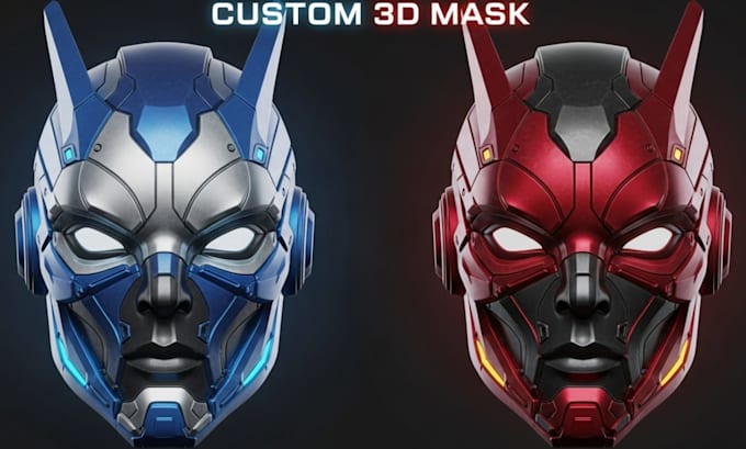 do 3d mask 3d helmet cosplay helmet mask model custom 3d mask helmet