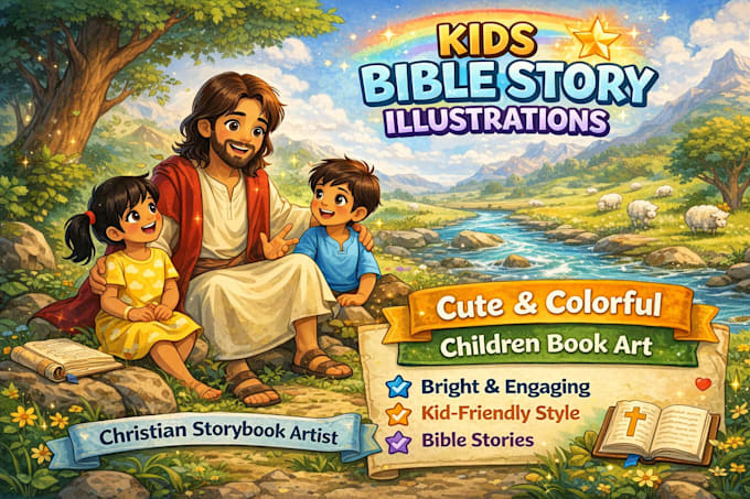 illustrate christian kids stories for children books