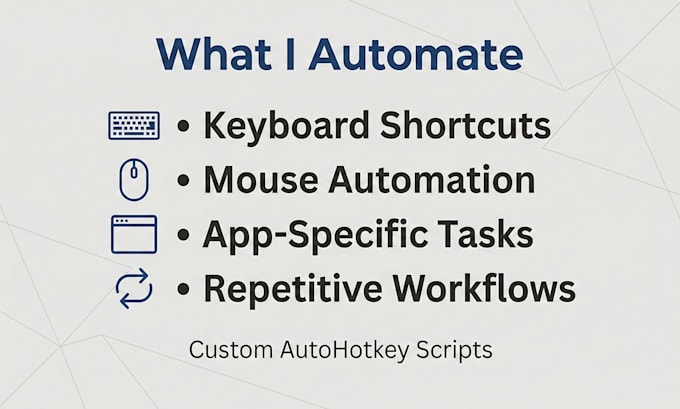create custom autohotkey scripts to automate daily windows tasks