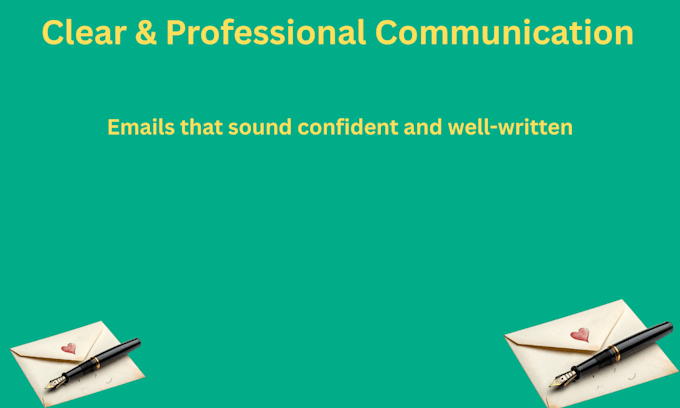 write professional emails and business communication