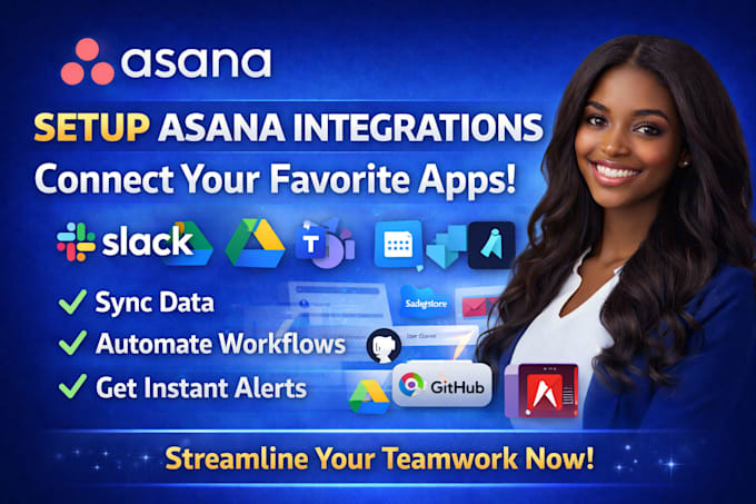 asana integration with slack google drive teams calendar jira salesforce github
