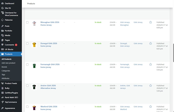 do woocommerce product upload and wordpress data entry