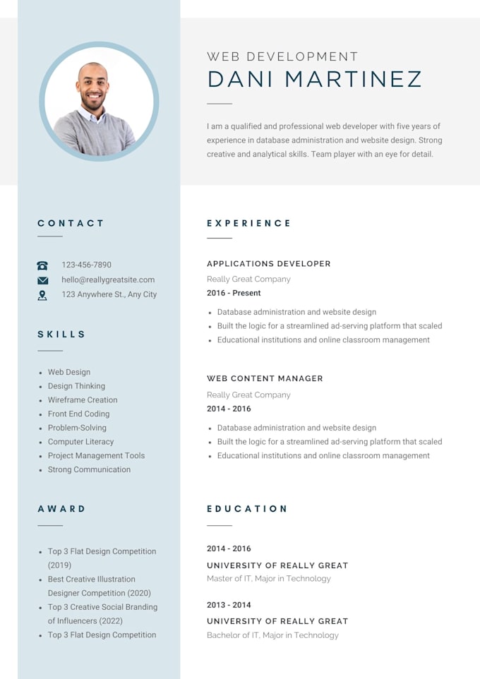 do professional CV, resume design, and a powerful rewrite
