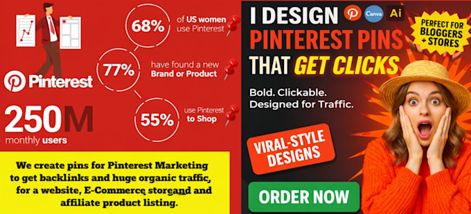 do pinterest marketing manager write high converting ad script copywriting pins