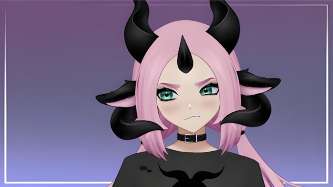 draw and rig nsfw vtuber live2d model vtuber model commission anime vtuber