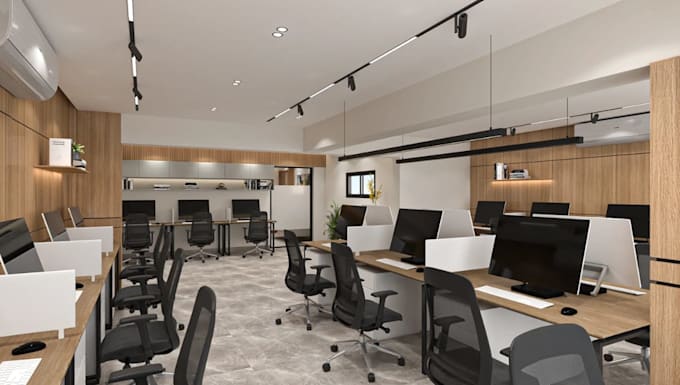 Innovate office interior, furniture layout, meeting room design ...