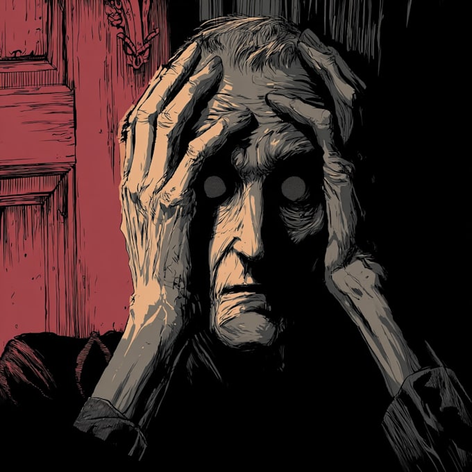 design an horror illustration