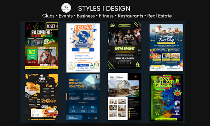 design eye catching event, party or business flyer