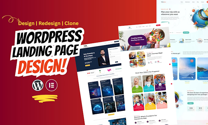 build copy clone duplicate or redesign wordpress website with elementor pro