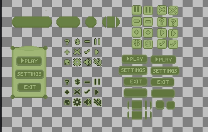 create 32x32 pixel art sprites for your project