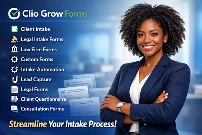 create custom clio grow intake forms for different practice areas