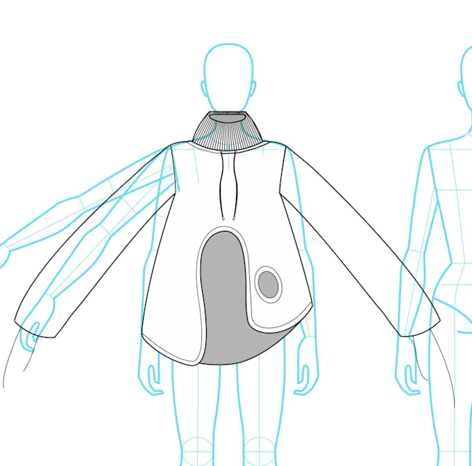 create professional fashion technical flats and spec drawing