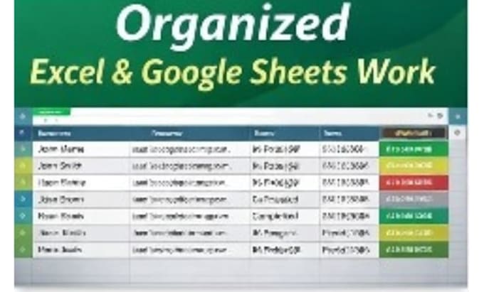 do accurate data entry and web research in excel