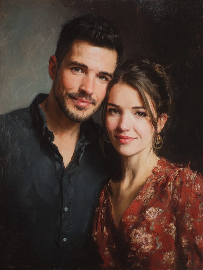 draw cartoon disney couple portrait