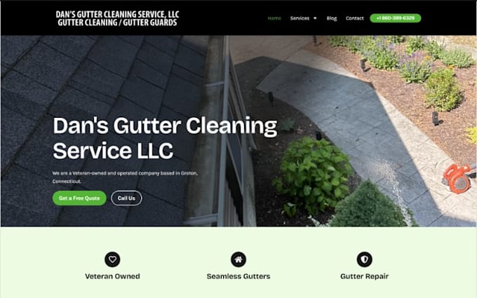wix gutter cleaning roofing website roofing contractor gutter repair website