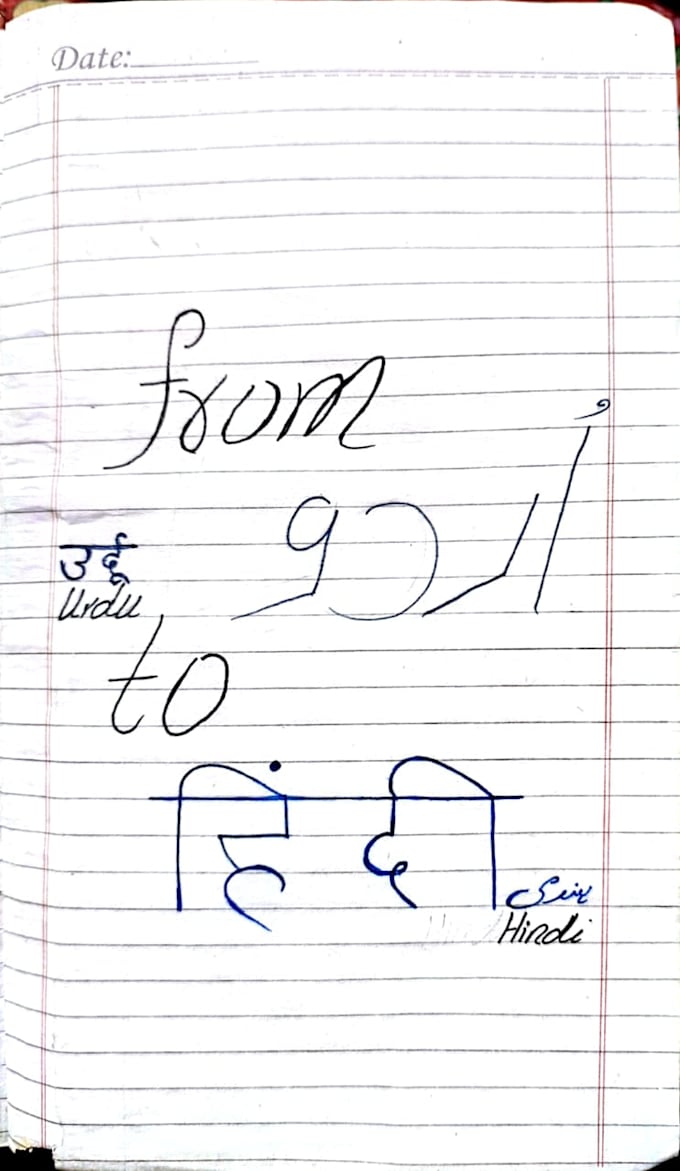 teach hindi using english