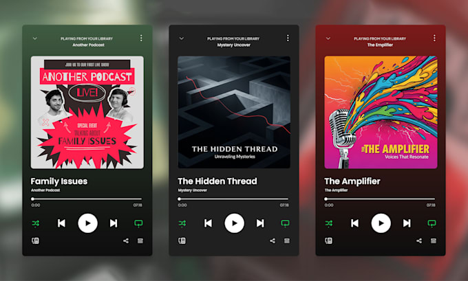 design a scroll stopping podcast cover art