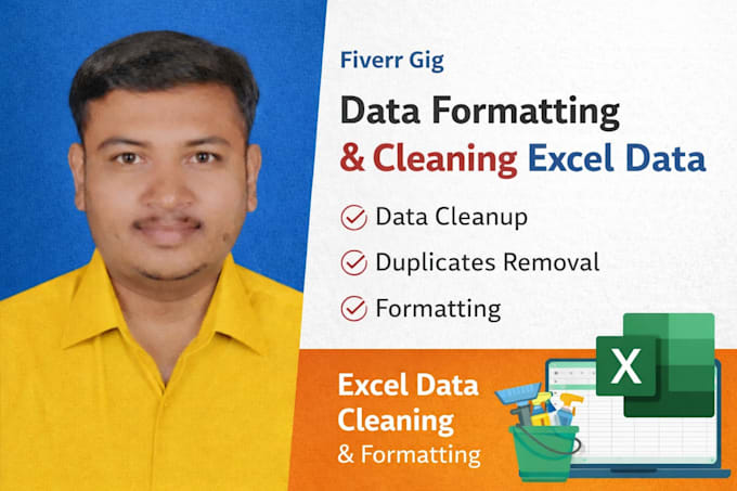 your excel expert for data cleanup and formatting