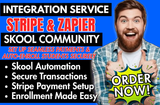 do skool setup and stripe integration for your online community