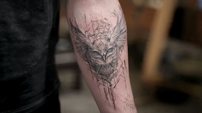 unique tattoo sketch for you