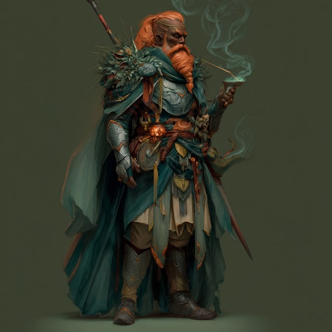 Create a fantasy character concept art by Wokroupe | Fiverr
