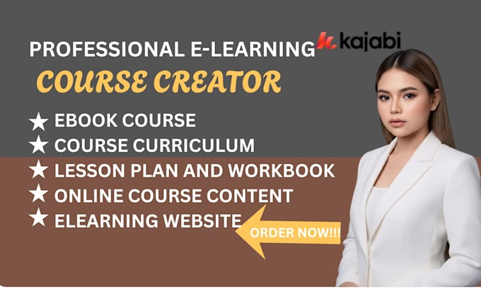do online course creation, curriculum design, course content development