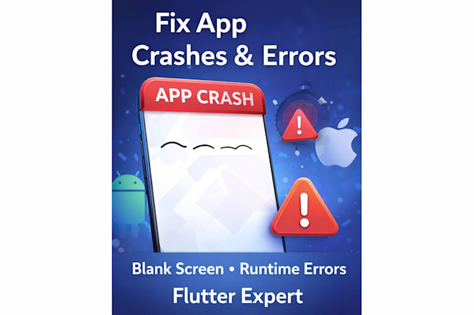 fix mobile app bugs, crashes, and errors professionally