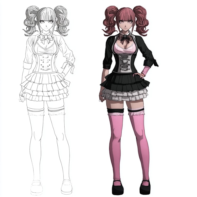 design custom danganronpa style character