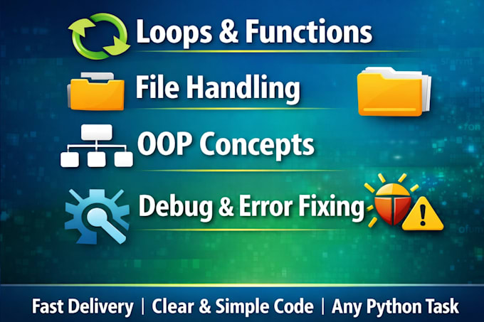 solve python programming assignments and tasks