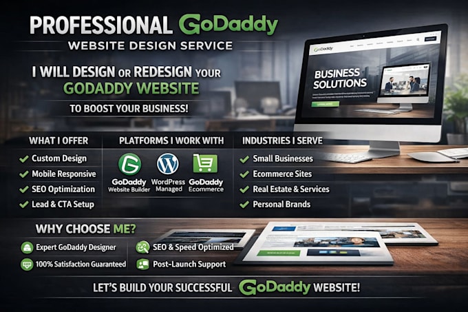 godaddy website design godaddy website redesign godaddy wordpress website design