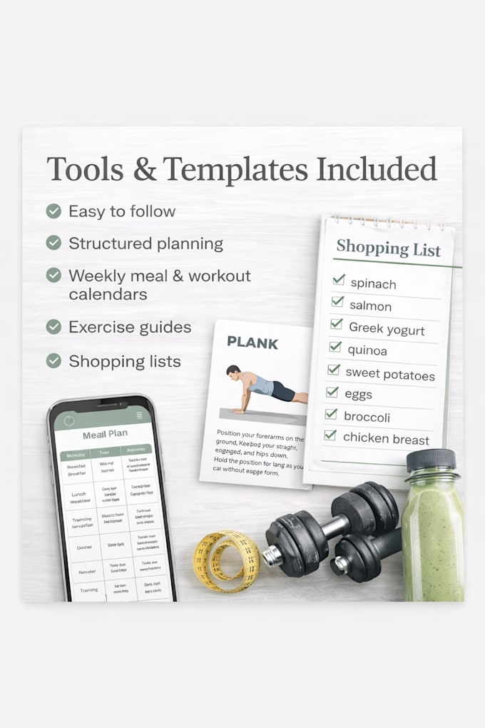 Create personalized meal and workout plan for your lifestyle by Paul ...