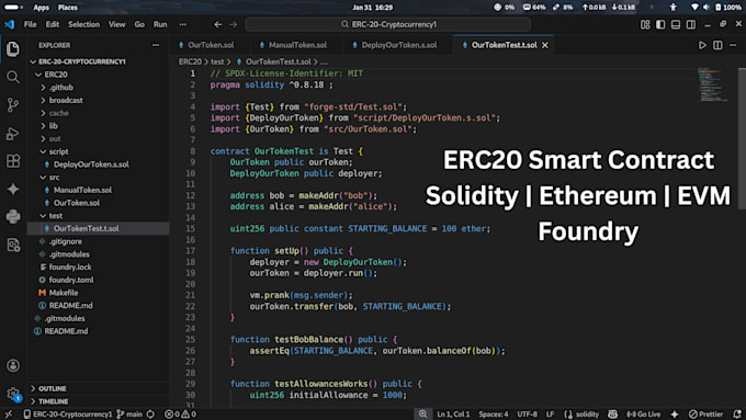 develop secure solidity smart contracts for ethereum and evm chains