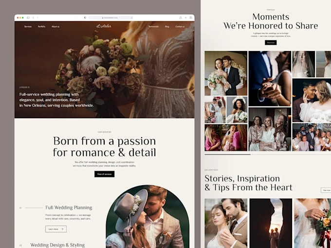 build stunning, luxury wordpress websites design and development