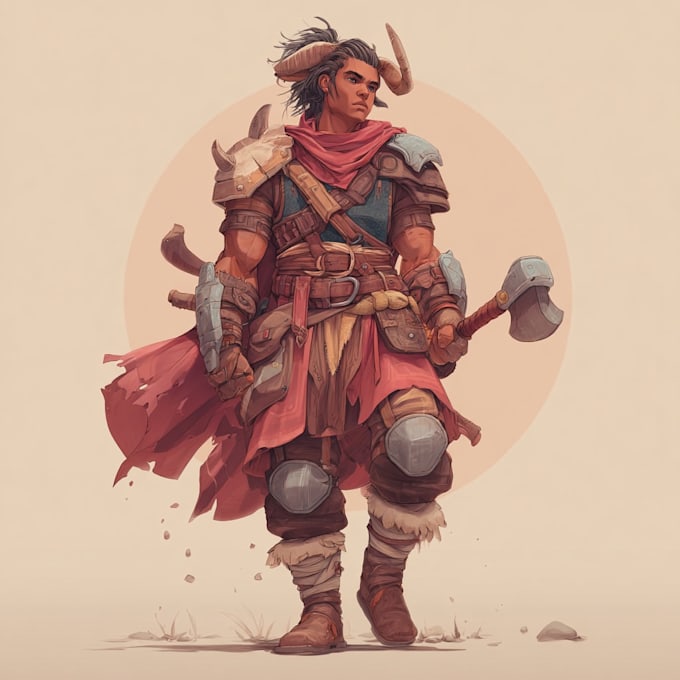 create character illustrations for your fantasy card game