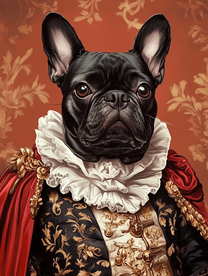 create a custom pet portrait