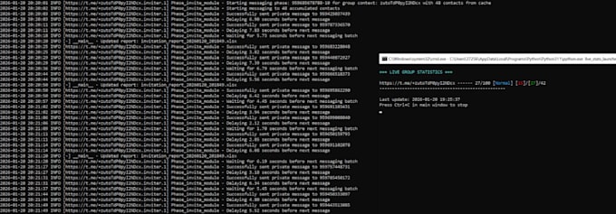 create advanced telegram automation and bots using python