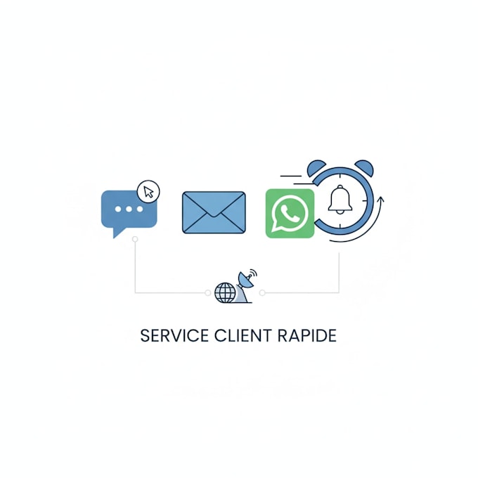 assistant virtuel  support client par messages