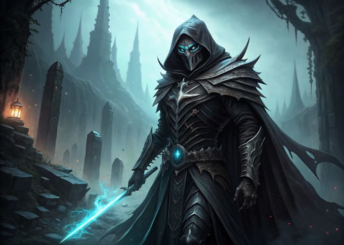 create a cinematic villain character concept