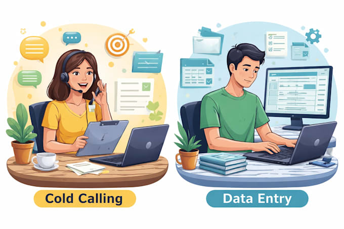do telemarketing, cold calling and sales and appointments