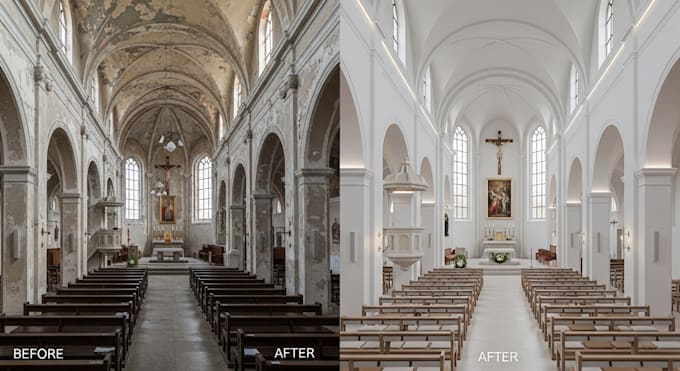 Design a realistic 3d church, chapel, or worship space by Jamson23 | Fiverr