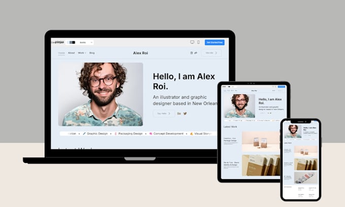 update showit website redesign showit template design showit website development