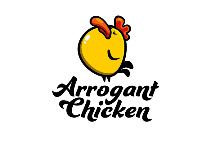 do modern wonderful beautiful chicken logo